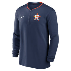 Navy Houston Astros Nike Authentic Collection Performance Half-Zip Top