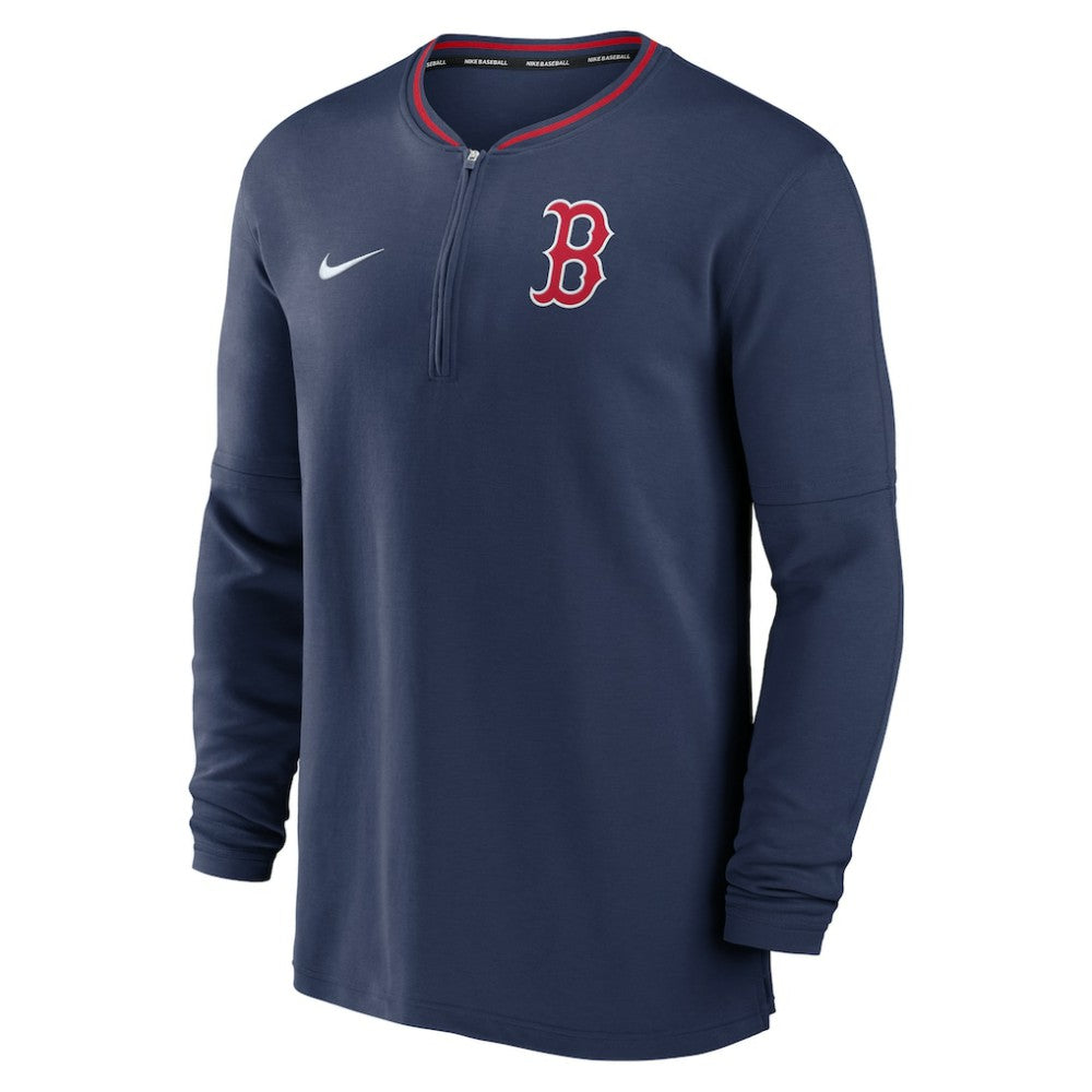 Navy Boston Red Sox Nike Authentic Collection Performance Half-Zip Top