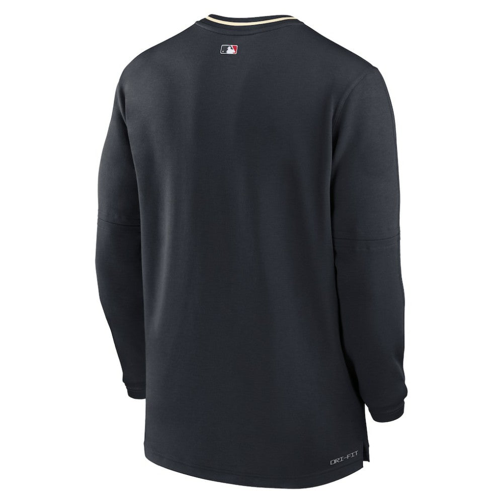 Navy Minnesota Twins Nike Authentic Collection Dri-FIT Half-Zip Top