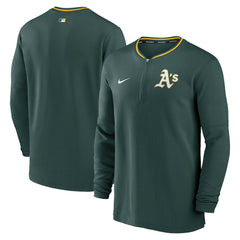 Green Athletics Nike Authentic Collection Performance Half-Zip Top