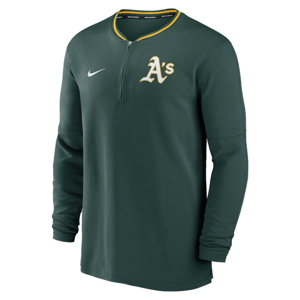 Green Athletics Nike Authentic Collection Performance Half-Zip Top