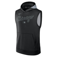 Black Chicago White Sox Nike Authentic Collection Dri-FIT Sleeveless Hoodie