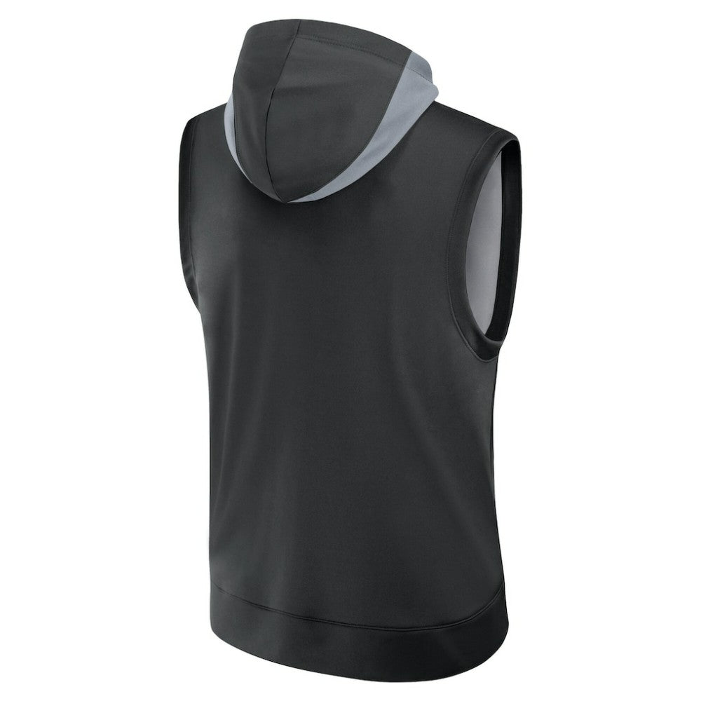 Black Chicago White Sox Nike Authentic Collection Dri-FIT Sleeveless Hoodie