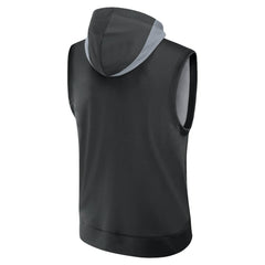 Black Chicago White Sox Nike Authentic Collection Dri-FIT Sleeveless Hoodie