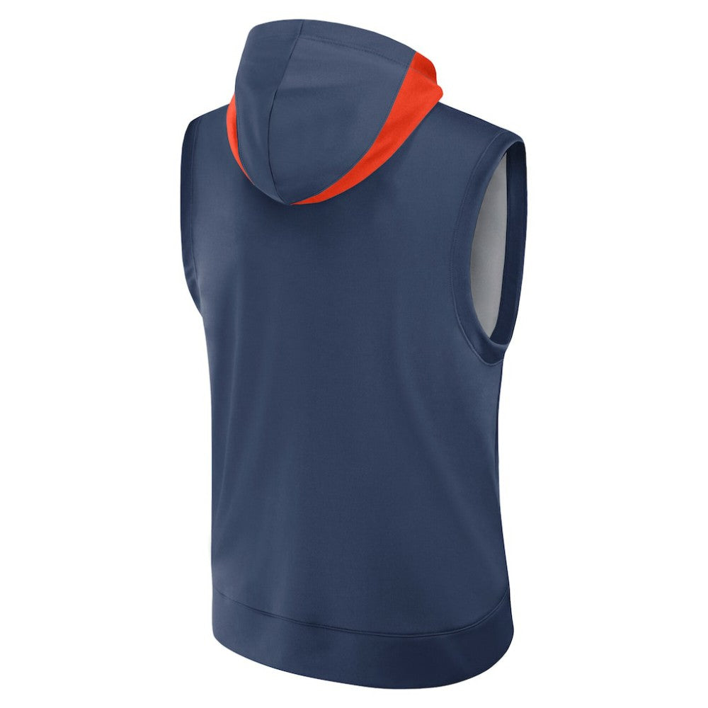 Navy Houston Astros Nike Authentic Collection Dri-FIT Sleeveless Hoodie