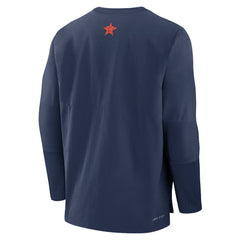 Navy/Orange Houston Astros Nike Authentic Collection Player Dri-FIT Lightweight Pullover