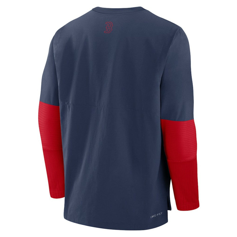 Navy/Red Boston Red Sox Nike Authentic Collection Player Dri-FIT Lightweight Pullover