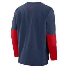 Navy/Red Boston Red Sox Nike Authentic Collection Player Dri-FIT Lightweight Pullover