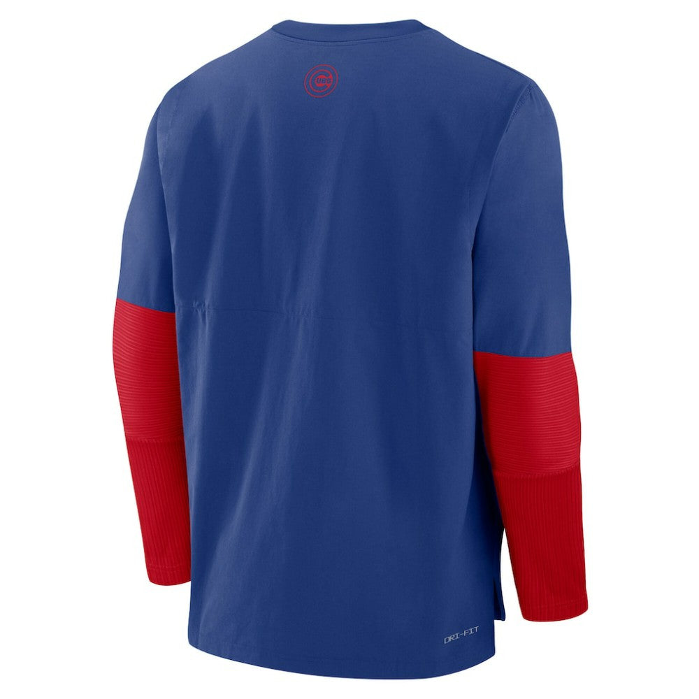 Royal/Red Chicago Cubs Nike Authentic Collection Player Dri-FIT Lightweight Pullover