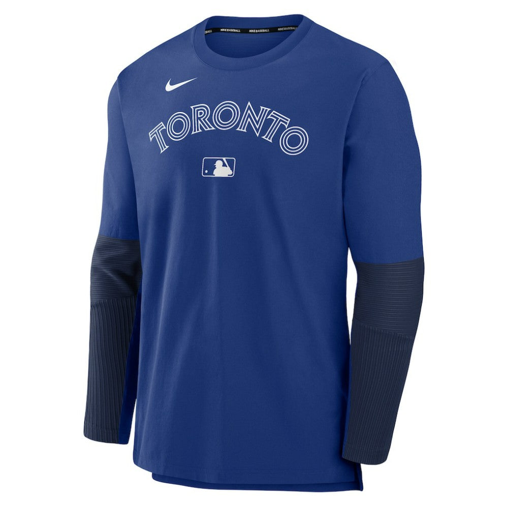 Royal/Navy Toronto Blue Jays Nike Authentic Collection Player Dri-FIT Lightweight Pullover