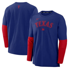 Royal/Red Texas Rangers Nike Authentic Collection Player Dri-FIT Lightweight Pullover
