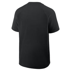 Black Arizona Diamondbacks Nike Authentic Collection Raglan Short Sleeve Windshirt