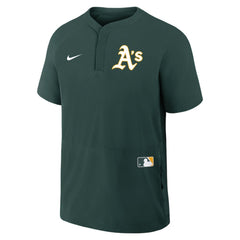 Green Athletics Nike Authentic Collection Raglan Short Sleeve Windshirt