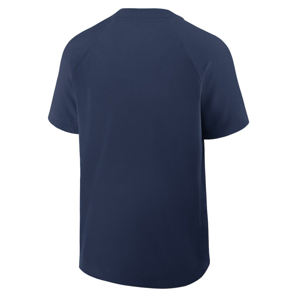 Navy Houston Astros Nike Authentic Collection Raglan Short Sleeve Windshirt
