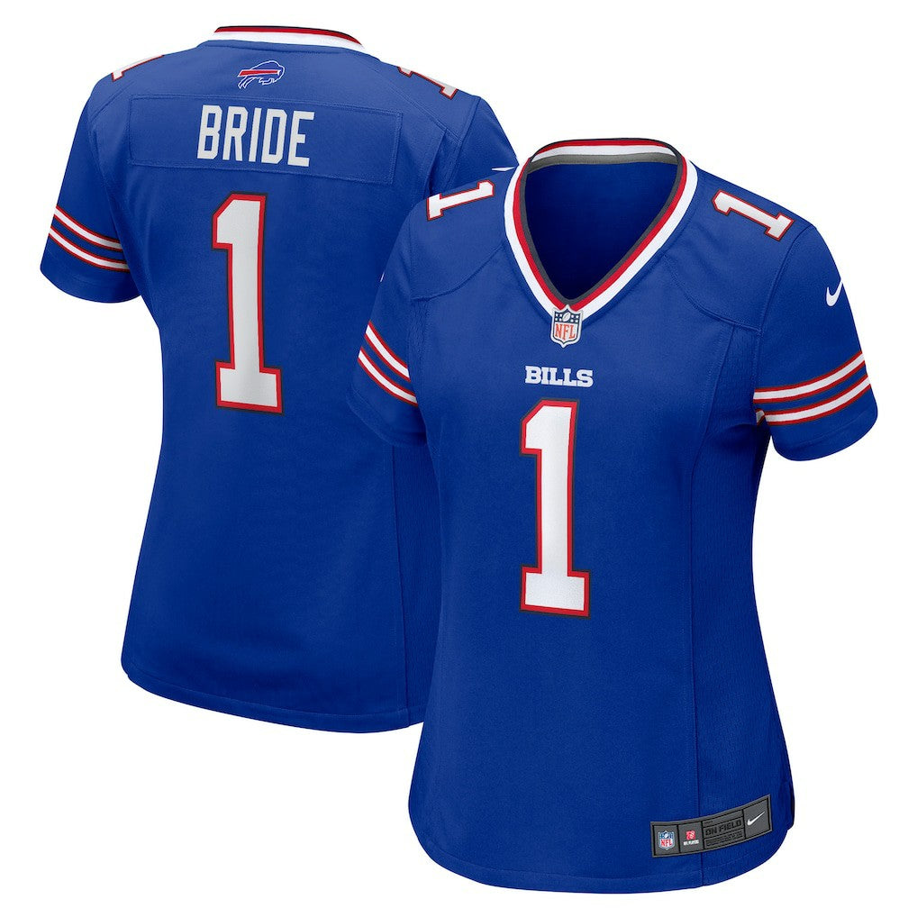Number 1 Bride  Women's Game Jersey - Buffalo Bills Jerseys