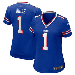 Number 1 Bride  Women's Game Jersey - Buffalo Bills Jerseys