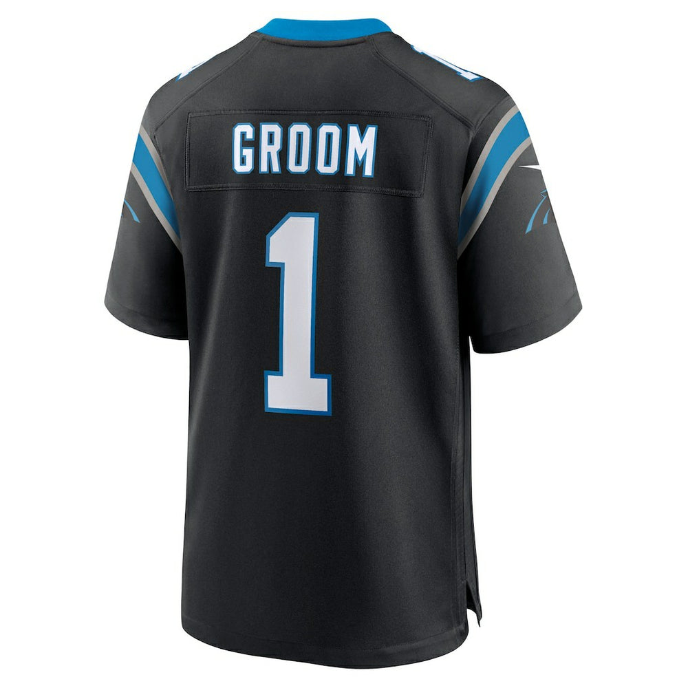 Number 1 Groom  Game Jersey - Carolina Panthers Jerseys