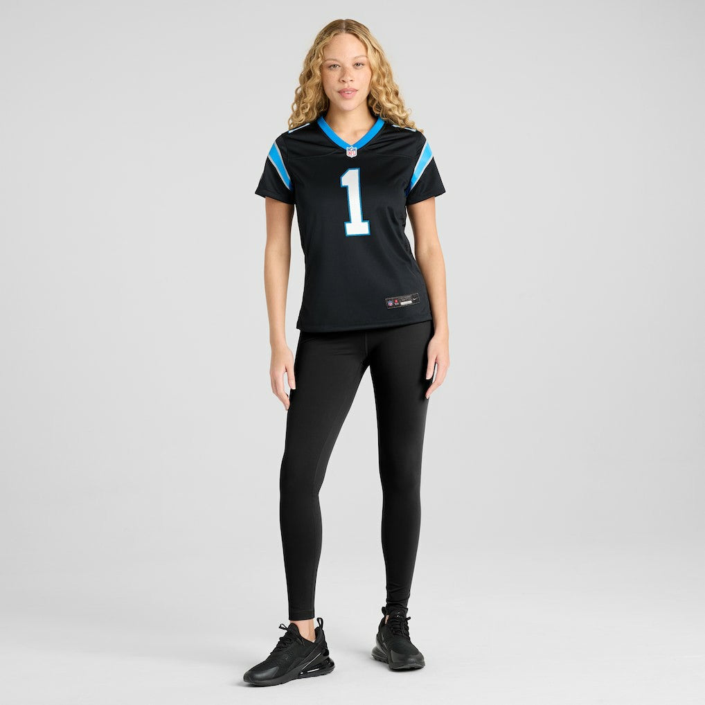 Number 1 Bride  Women's Game Jersey - Carolina Panthers Jerseys