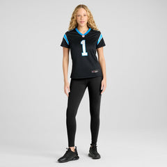 Number 1 Bride  Women's Game Jersey - Carolina Panthers Jerseys