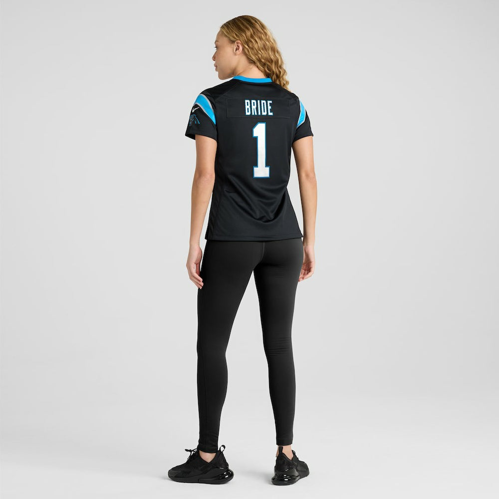 Number 1 Bride  Women's Game Jersey - Carolina Panthers Jerseys
