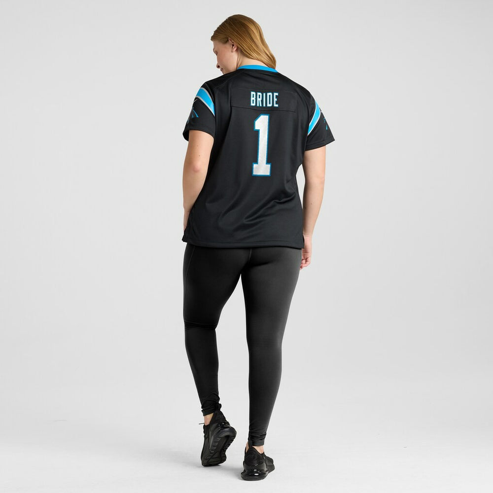 Number 1 Bride  Women's Game Jersey - Carolina Panthers Jerseys