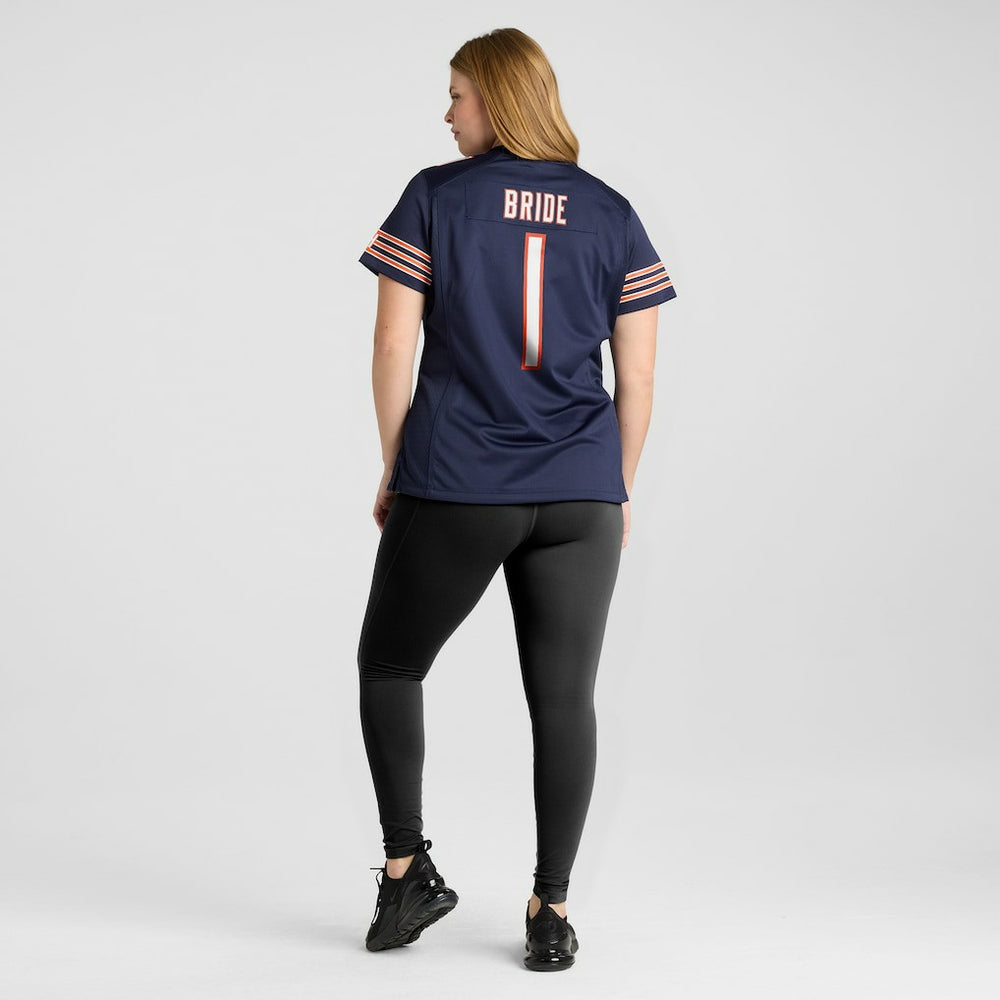 Number 1 Bride  Women's Game Jersey - Chicago Bears Jerseys