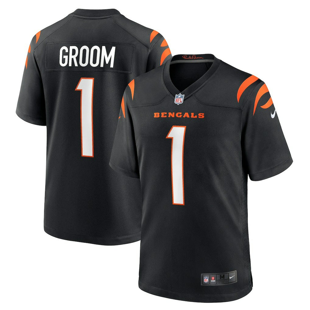 Number 1 Groom  Game Jersey - Cincinnati Bengals Jerseys