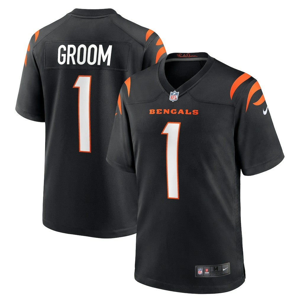Number 1 Groom  Game Jersey - Cincinnati Bengals Jerseys