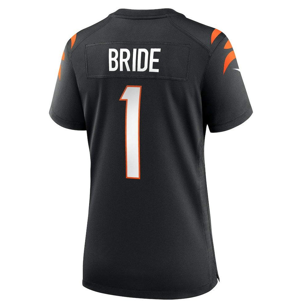 Number 1 Bride  Women's Game Jersey - Cincinnati Bengals Jerseys