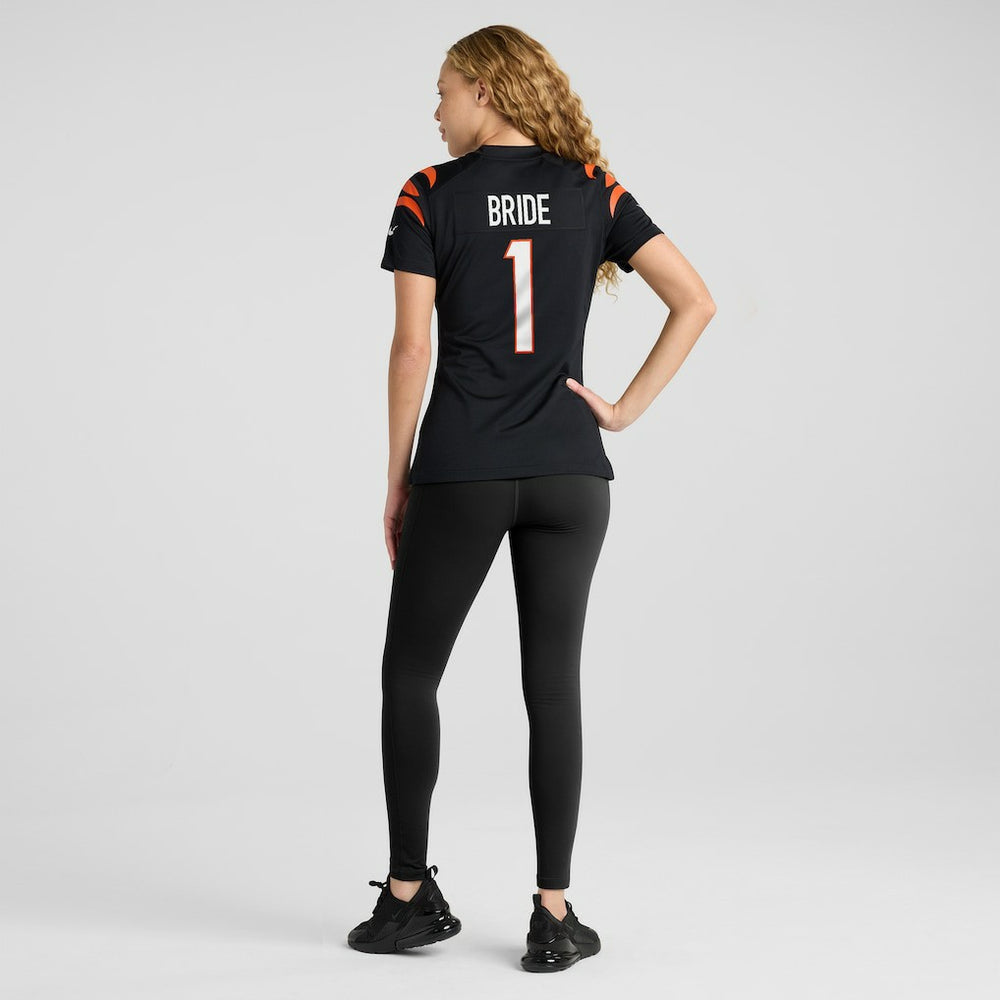 Number 1 Bride  Women's Game Jersey - Cincinnati Bengals Jerseys