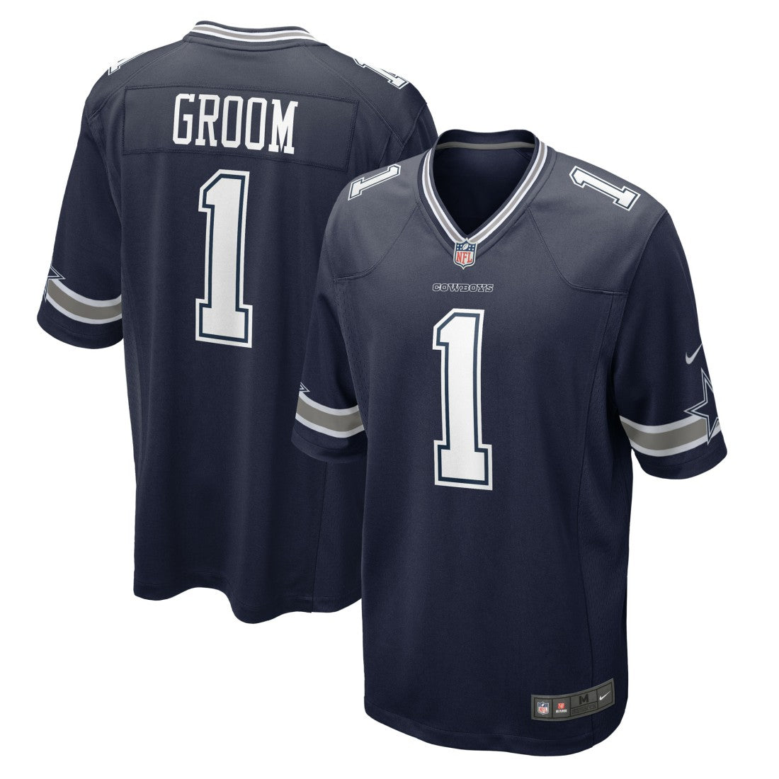 Number 1 Groom  Game Jersey - Dallas Cowboys Jerseys