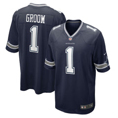 Number 1 Groom  Game Jersey - Dallas Cowboys Jerseys