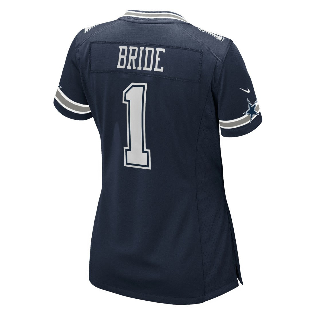 Number 1 Bride  Women's Game Jersey - Dallas Cowboys Jerseys
