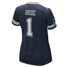 Number 1 Bride  Women's Game Jersey - Dallas Cowboys Jerseys