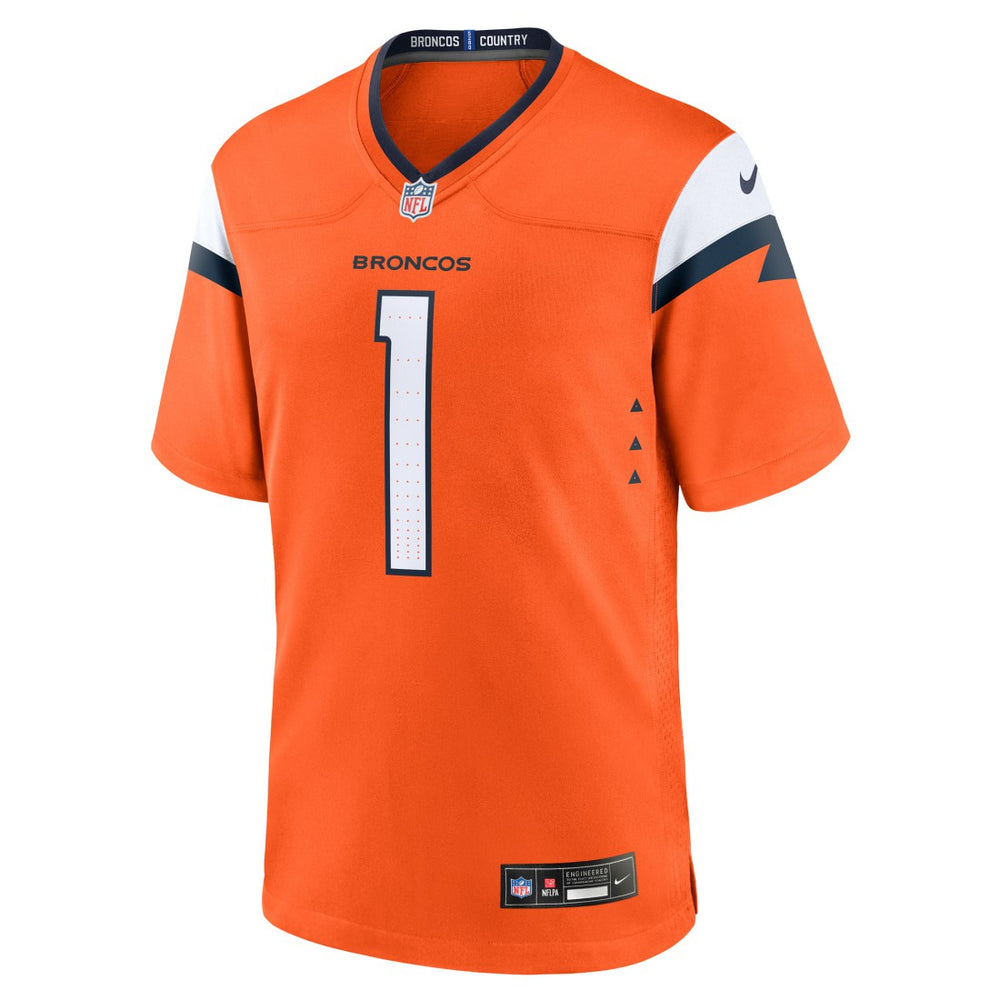 Number 1 Groom  Game Jersey - Denver Broncos Jerseys