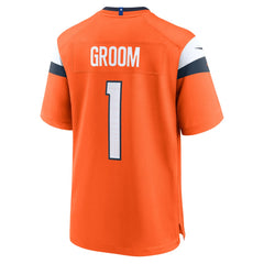 Number 1 Groom  Game Jersey - Denver Broncos Jerseys