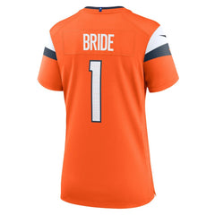 Number 1 Bride  Women's Game Jersey - Denver Broncos Jerseys