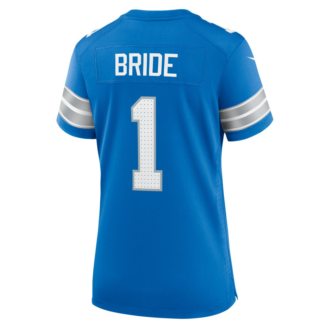 Number 1 Bride  Women's Game Jersey - Detroit Lions Jerseys
