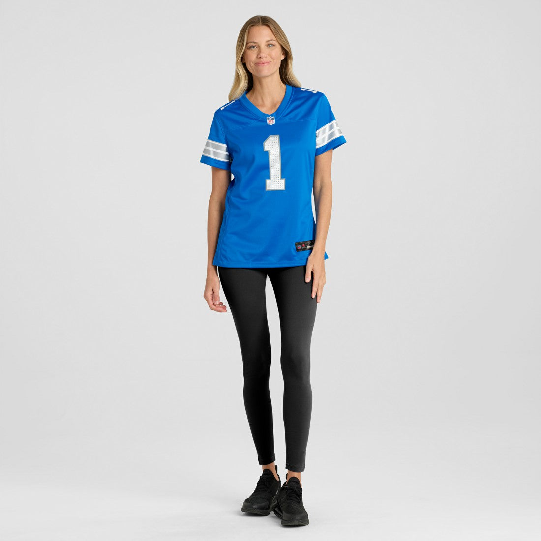 Number 1 Bride  Women's Game Jersey - Detroit Lions Jerseys