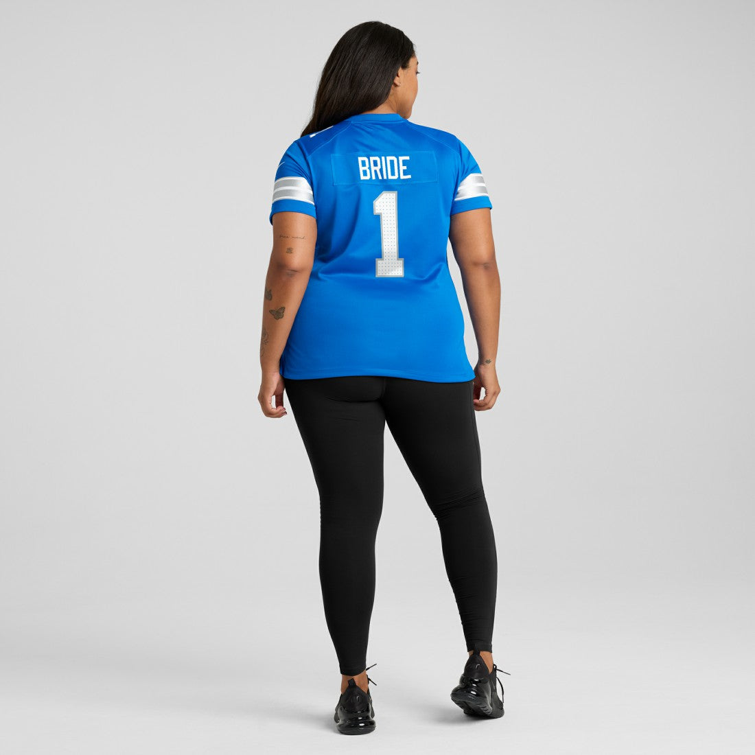 Number 1 Bride  Women's Game Jersey - Detroit Lions Jerseys