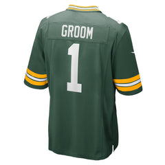 Number 1 Groom  Game Jersey - Green Bay Packers Jerseys