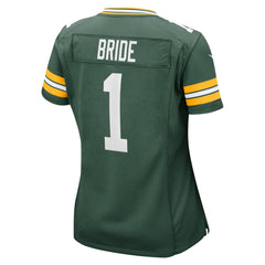 Number 1 Bride  Women's Game Jersey - Green Bay Packers Jerseys