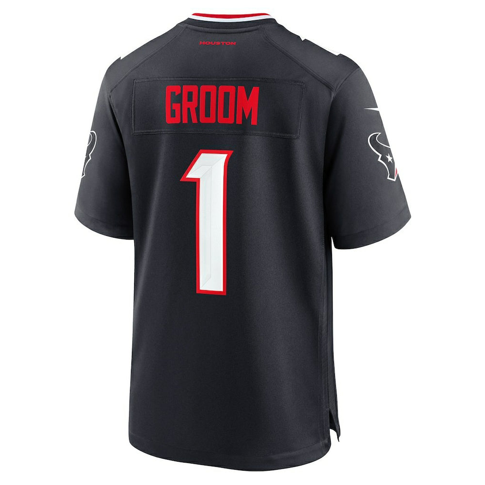 Number 1 Groom  Game Jersey - Houston Texans Jerseys