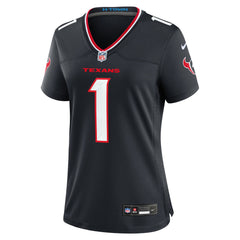 Number 1 Bride  Women's Game Jersey - Houston Texans Jerseys