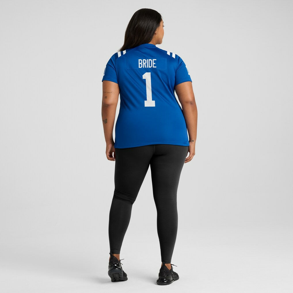 Number 1 Bride  Women's Game Jersey - Indianapolis Colts Jerseys