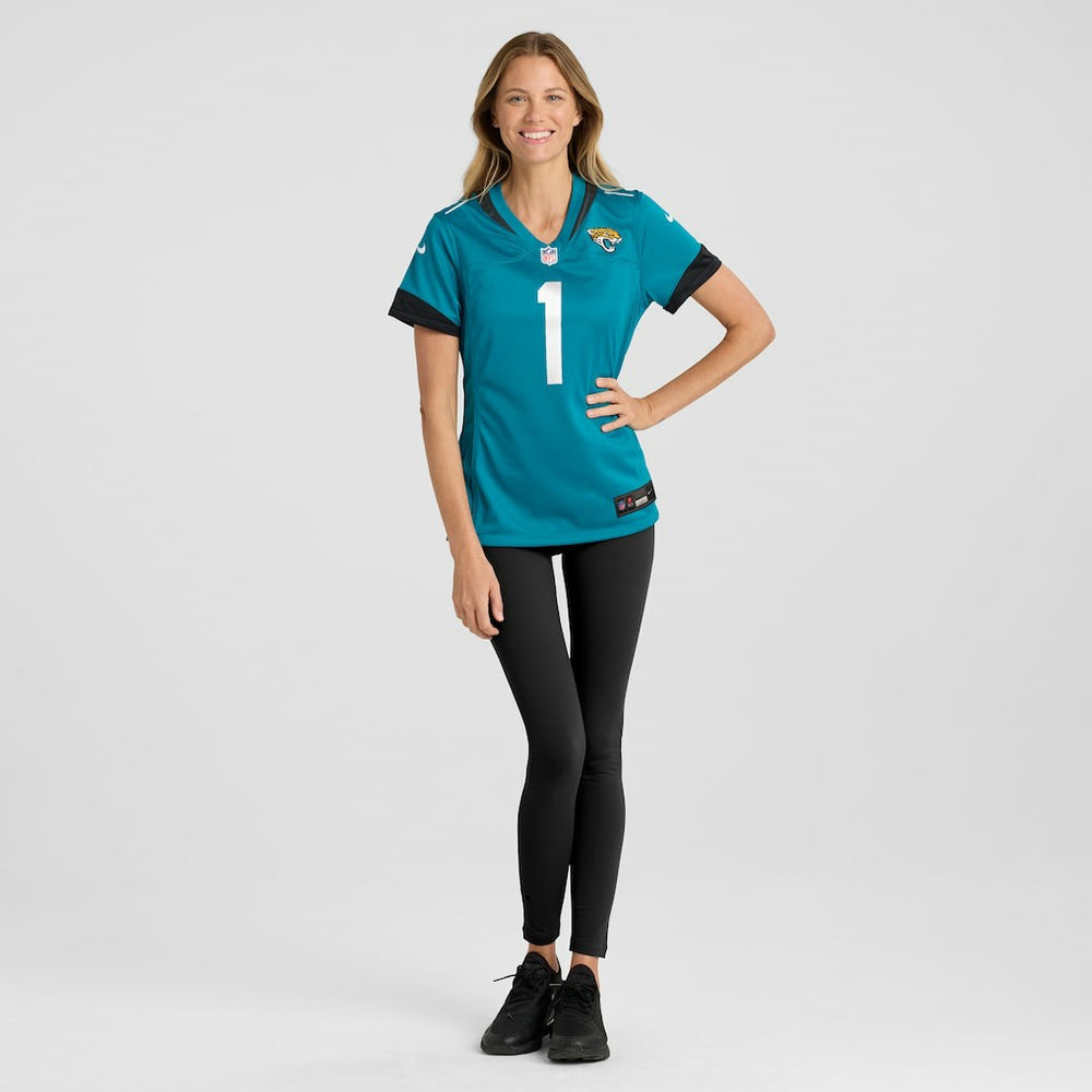 Number 1 Bride  Women's Game Jersey - Jacksonville Jaguars Jerseys