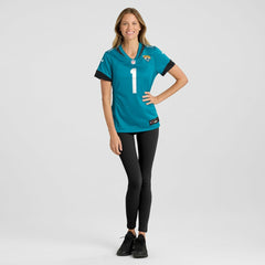 Number 1 Bride  Women's Game Jersey - Jacksonville Jaguars Jerseys