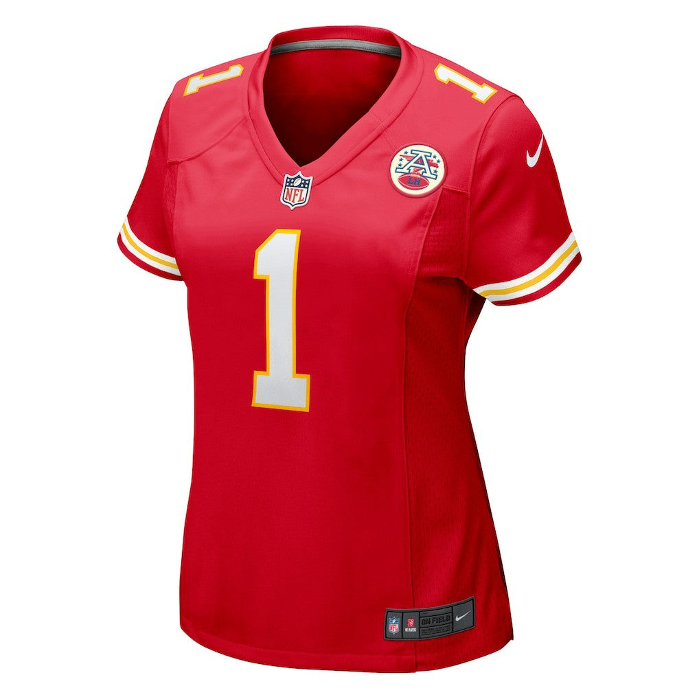 Number 1 Bride  Women's Game Jersey - Kansas City Chiefs Jerseys