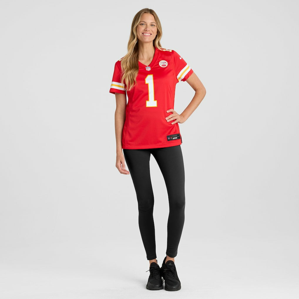 Number 1 Bride  Women's Game Jersey - Kansas City Chiefs Jerseys