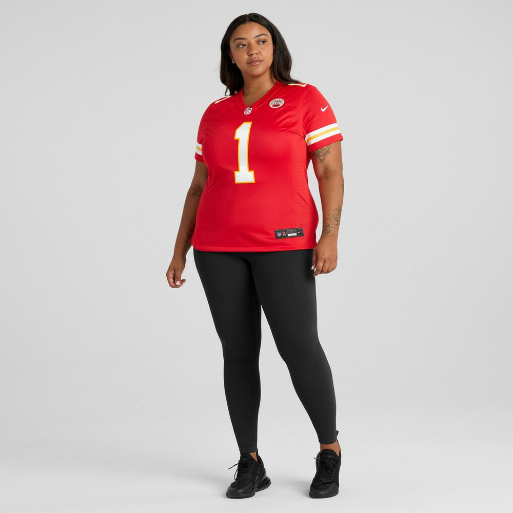 Number 1 Bride  Women's Game Jersey - Kansas City Chiefs Jerseys